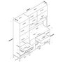 Hanah Home Armario Multiusos Blanco JE133 - 3054